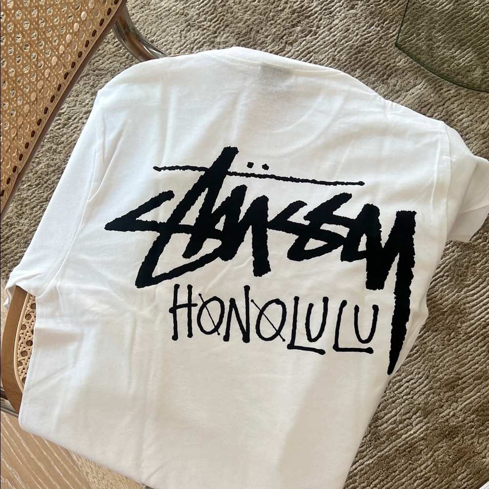 Stussy White Short Sleeve Tee